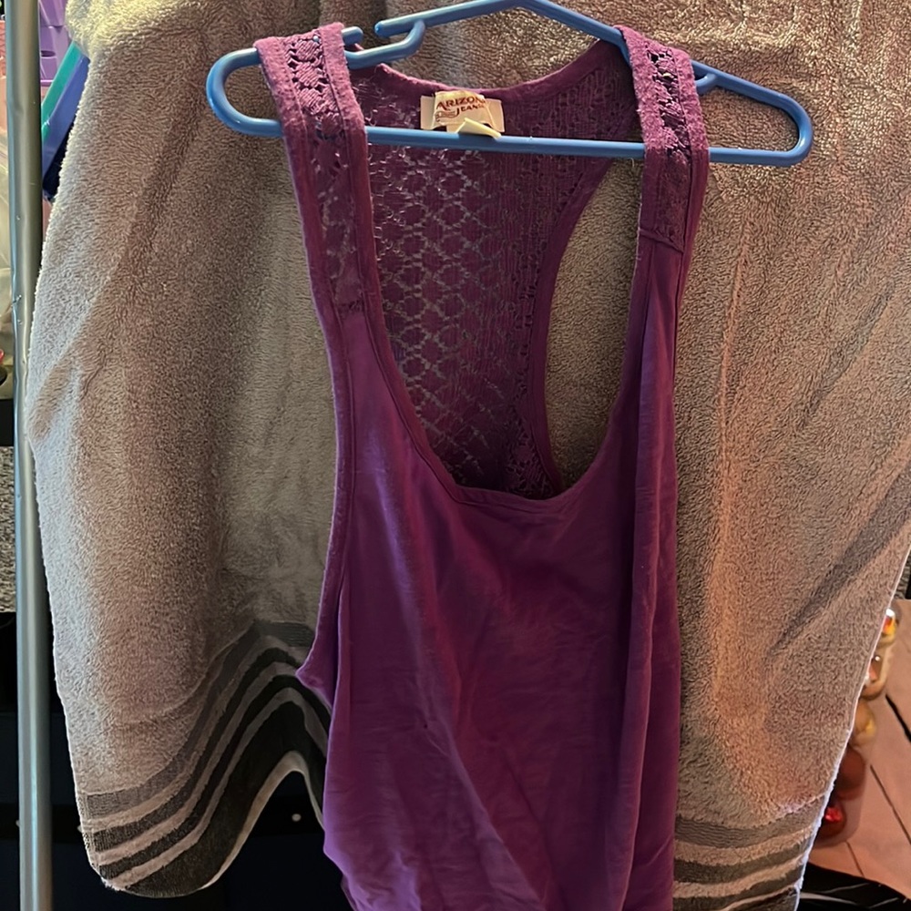 Adult small Arizona brand tank purple